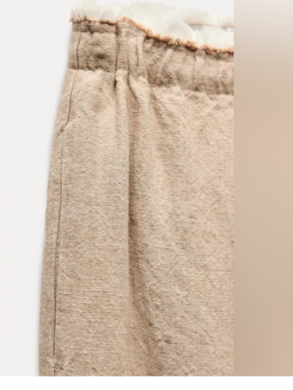 NEW ZARA 100% linen wide leg drawstring trouser size M
🚨NO DISCOUNT - Picture 6 of 8